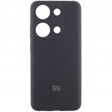 Чохол Silicone Cover Lakshmi Full Camera (AAA) with Logo для Xiaomi Redmi Note 13 4G - Чорний / Black