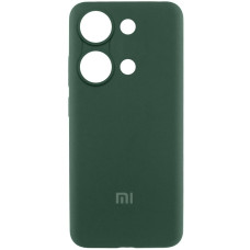 Чохол Silicone Cover Lakshmi Full Camera (AAA) with Logo для Xiaomi Redmi Note 13 Pro 4G - Зелений / Cyprus Green