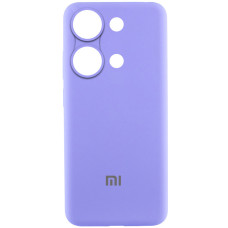 Чехол Silicone Cover Lakshmi Full Camera (AAA) with Logo для Xiaomi Redmi Note 13 Pro 4G - Сиреневый / Dasheen