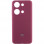 Чехол Silicone Cover Lakshmi Full Camera (AAA) with Logo для Xiaomi Redmi Note 13 Pro 4G - Бордовый / Plum