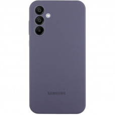 Чехол Silicone Cover Lakshmi Full Camera (AAA) with Logo для Samsung Galaxy A55 - Серый / Dark Gray