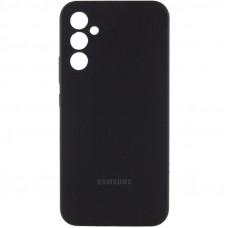 Чохол Silicone Cover Lakshmi Full Camera (AAA) with Logo для Samsung Galaxy A35 - Чорний / Black