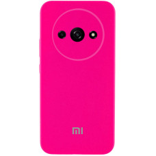 Чехол Silicone Cover Lakshmi Full Camera (AAA) with Logo для Xiaomi Redmi A3 - Розовый / Barbie pink