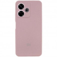 Чохол Silicone Cover Lakshmi Full Camera (AAA) with Logo для Xiaomi Redmi 13 4G / Poco M6 4G - Рожевий / Pink Sand