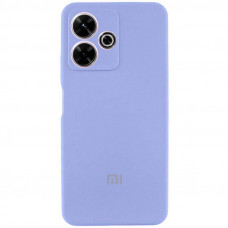 Чехол Silicone Cover Lakshmi Full Camera (AAA) with Logo для Xiaomi Redmi 13 4G / Poco M6 4G - Сиреневый / Dasheen