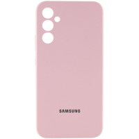 Чохол Silicone Cover Lakshmi Full Camera (AAA) with Logo для Samsung Galaxy S24 FE - Рожевий / Pink Sand