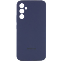 Чохол Silicone Cover Lakshmi Full Camera (AAA) with Logo для Samsung Galaxy S24 FE - Темно-синій / Midnight blue