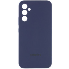 Чохол Silicone Cover Lakshmi Full Camera (AAA) with Logo для Samsung Galaxy S24 FE - Темно-синій / Midnight blue