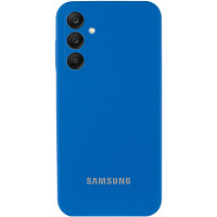 Чохол Silicone Cover Lakshmi Full Camera (AAA) with Logo для Samsung Galaxy S24 FE - Синій / Denim Blue