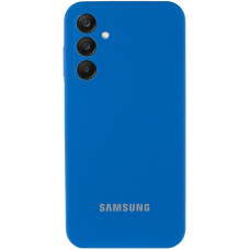 Чохол Silicone Cover Lakshmi Full Camera (AAA) with Logo для Samsung Galaxy S24 FE - Синій / Denim Blue