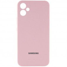 Чохол Silicone Cover Lakshmi Full Camera (AAA) with Logo для Samsung Galaxy A06 - Рожевий / Pink Sand