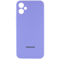 Чохол Silicone Cover Lakshmi Full Camera (AAA) with Logo для Samsung Galaxy A06 - Бузковий / Dasheen