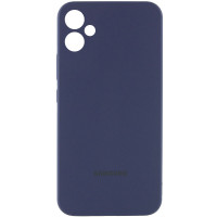 Чохол Silicone Cover Lakshmi Full Camera (AAA) with Logo для Samsung Galaxy A06 - Темно-синій / Midnight blue