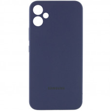 Чехол Silicone Cover Lakshmi Full Camera (AAA) with Logo для Samsung Galaxy A06 - Темно-синий / Midnight blue