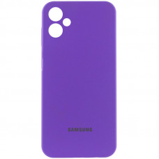 Чехол Silicone Cover Lakshmi Full Camera (AAA) with Logo для Samsung Galaxy A06 - Фиолетовый / Amethyst