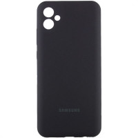 Чохол Silicone Cover Lakshmi Full Camera (AAA) with Logo для Samsung Galaxy A06 - Чорний / Black