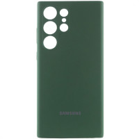 Чохол Silicone Cover Lakshmi Full Camera (AAA) with Logo для Samsung Galaxy S25 Ultra - Зелений / Cyprus Green