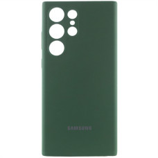 Чохол Silicone Cover Lakshmi Full Camera (AAA) with Logo для Samsung Galaxy S25 Ultra - Зелений / Cyprus Green