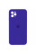 Чехол Silicone Case Square Full Camera Protective (AA) для Apple iPhone 11 Pro Max (6.5) - Фиолетовый / Ultra Violet - фото