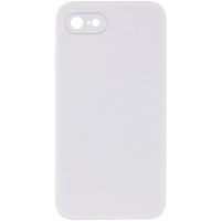 Silicone Case Square Full Camera Protective (AA) NOLOGO для Apple iPhone 7 / 8 / SE (2020) (4.7) - Белый / White