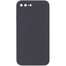 Silicone Case Square Full Camera Protective (AA) NOLOGO для Apple iPhone 7 plus / 8 plus (5.5) - Серый / Dark Gray