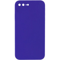 Silicone Case Square Full Camera Protective (AA) NOLOGO для Apple iPhone 7 plus / 8 plus (5.5) - Фіолетовий / Ultra Violet