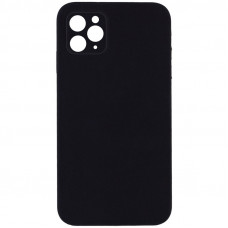 Silicone Case Square Full Camera Protective (AA) NOLOGO для Apple iPhone 11 Pro (5.8) - Черный / Black