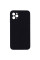 Silicone Case Square Full Camera Protective (AA) NOLOGO для Apple iPhone 11 Pro (5.8) - Чорний / Black