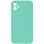 Silicone Case Square Full Camera Protective (AA) NOLOGO для Apple iPhone 11 (6.1) - Бірюзовий / Turquoise