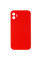 Silicone Case Square Full Camera Protective (AA) NOLOGO для Apple iPhone 11 (6.1) - Красный / Red - фото