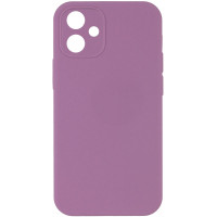 Silicone Case Square Full Camera Protective (AA) NOLOGO для Apple iPhone 11 (6.1) - Ліловий / Lilac Pride