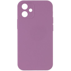 Silicone Case Square Full Camera Protective (AA) NOLOGO для Apple iPhone 11 (6.1) - Ліловий / Lilac Pride