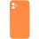 Silicone Case Square Full Camera Protective (AA) NOLOGO для Apple iPhone 11 (6.1) - Помаранчевий / Papaya