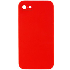 Silicone Case Square Full Camera Protective (AA) NOLOGO для Apple iPhone 6/6s (4.7) - Червоний / Red