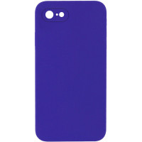 Silicone Case Square Full Camera Protective (AA) NOLOGO для Apple iPhone 6/6s (4.7) - Фіолетовий / Ultra Violet