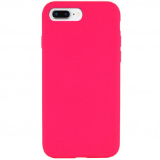 Чехол Silicone Case Full Protective (AA) NO LOGO для Apple iPhone 7 plus / 8 plus (5.5) - Розовый / Barbie pink