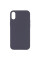 Чехол Silicone Case Full Protective (AA) NO LOGO для Apple iPhone X / XS (5.8) - Серый / Dark Gray - фото