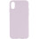 Чохол Silicone Case Full Protective (AA) NO LOGO для Apple iPhone X / XS (5.8) - Бузковий / Lilac