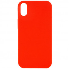 Чехол Silicone Case Full Protective (AA) NO LOGO для Apple iPhone XR (6.1) - Красный / Red