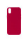 Чохол Silicone Case Full Protective (AA) NO LOGO для Apple iPhone XR (6.1) - Червоний / Rose Red - фото