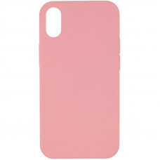 Чехол Silicone Case Full Protective (AA) NO LOGO для Apple iPhone XR (6.1) - Розовый / Pink