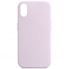 Чехол Silicone Case Full Protective (AA) NO LOGO для Apple iPhone XR (6.1) - Сиреневый / Lilac