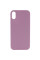 Чехол Silicone Case Full Protective (AA) NO LOGO для Apple iPhone XS Max (6.5) - Лиловый / Lilac Pride - фото