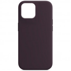 Чехол Silicone Case Full Protective (AA) NO LOGO для Apple iPhone 11 (6.1) - Фиолетовый / Elderberry