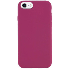 Чехол Silicone Case Full Protective (AA) NO LOGO для Apple iPhone SE (2020) - Бордовый / Maroon