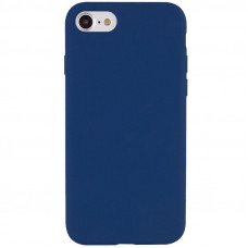 Чехол Silicone Case Full Protective (AA) NO LOGO для Apple iPhone SE (2020) - Синий / Deep navy