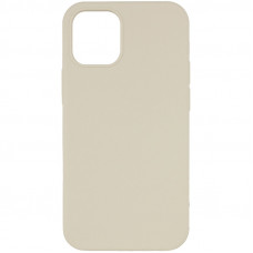 Чехол Silicone Case Full Protective (AA) NO LOGO для Apple iPhone 12 Pro / 12 (6.1) - Бежевый / Antigue White