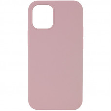 Чехол Silicone Case Full Protective (AA) NO LOGO для Apple iPhone 12 Pro Max (6.7) - Розовый / Pink Sand