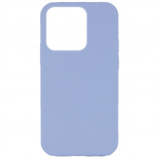 Чехол Silicone Case Full Protective (AA) NO LOGO для Apple iPhone 13 Pro Max (6.7) - Голубой / Lilac Blue