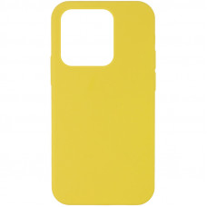 Чехол Silicone Case Full Protective (AA) NO LOGO для Apple iPhone 13 Pro Max (6.7) - Желтый / Yellow